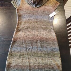 NWT Dressbarn Multicolor Knit Sweater Dress - Size S